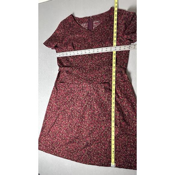 Hand crafted Womens knee length high waisted granny dress w/pockets - Picture 6 of 6